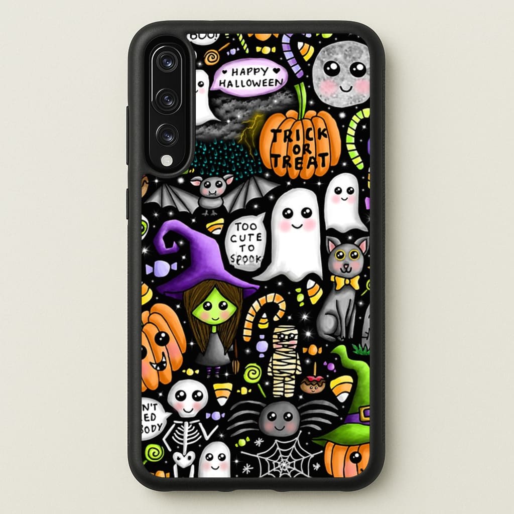 Colourful Halloween Pattern - Phone Case for Huawei P20 Pro