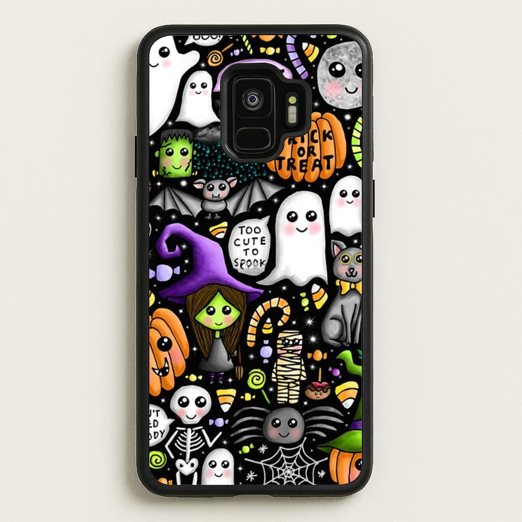 Colourful Halloween Pattern - Phone Case for Galaxy S9