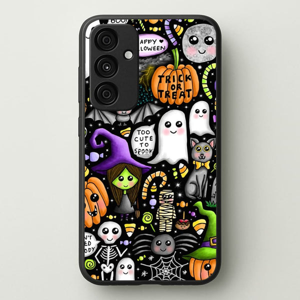 Colourful Halloween Pattern - Phone Case for Galaxy A55