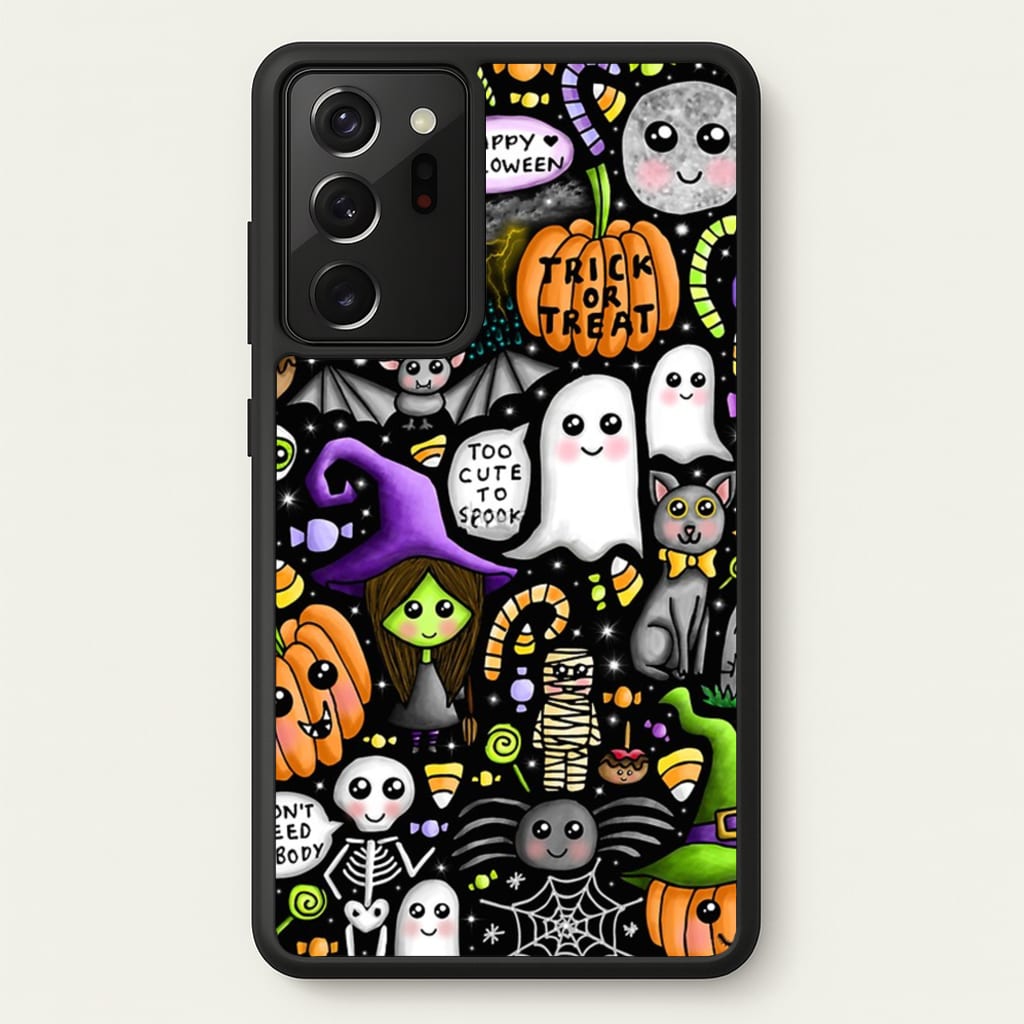 Colourful Halloween Pattern - Phone Case for Galaxy Note 20 Ultra