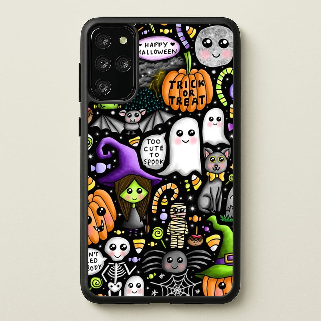 Colourful Halloween Pattern - Phone Case for Galaxy S20 Plus