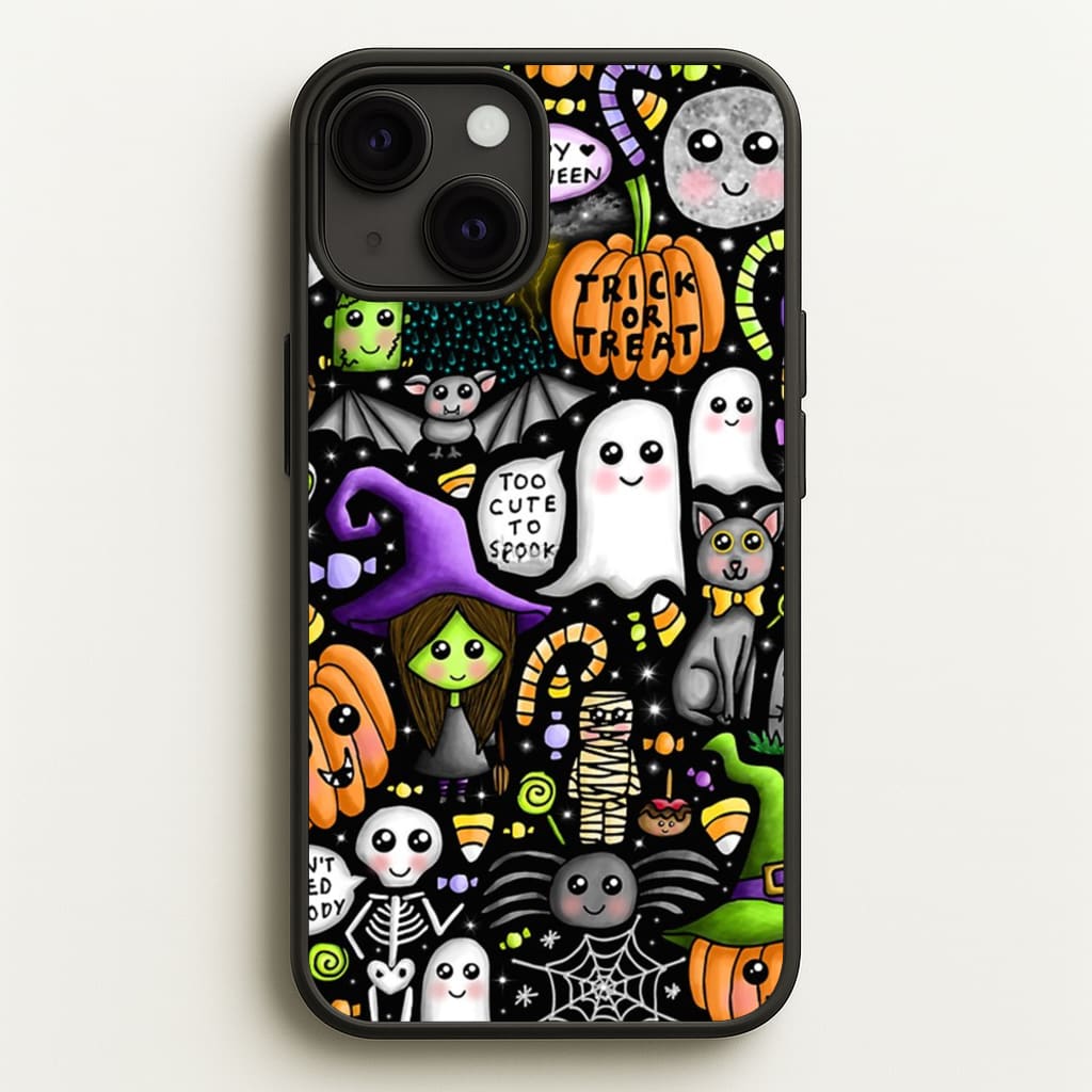 Colourful Halloween Pattern - Phone Case for iPhone 13 Mini