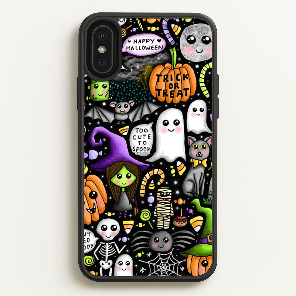 Colourful Halloween Pattern - Phone Case for iPhone XS Max