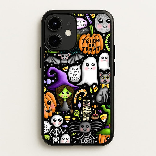 Colourful Halloween Pattern - Phone Case for iPhone 12 / 12 Pro