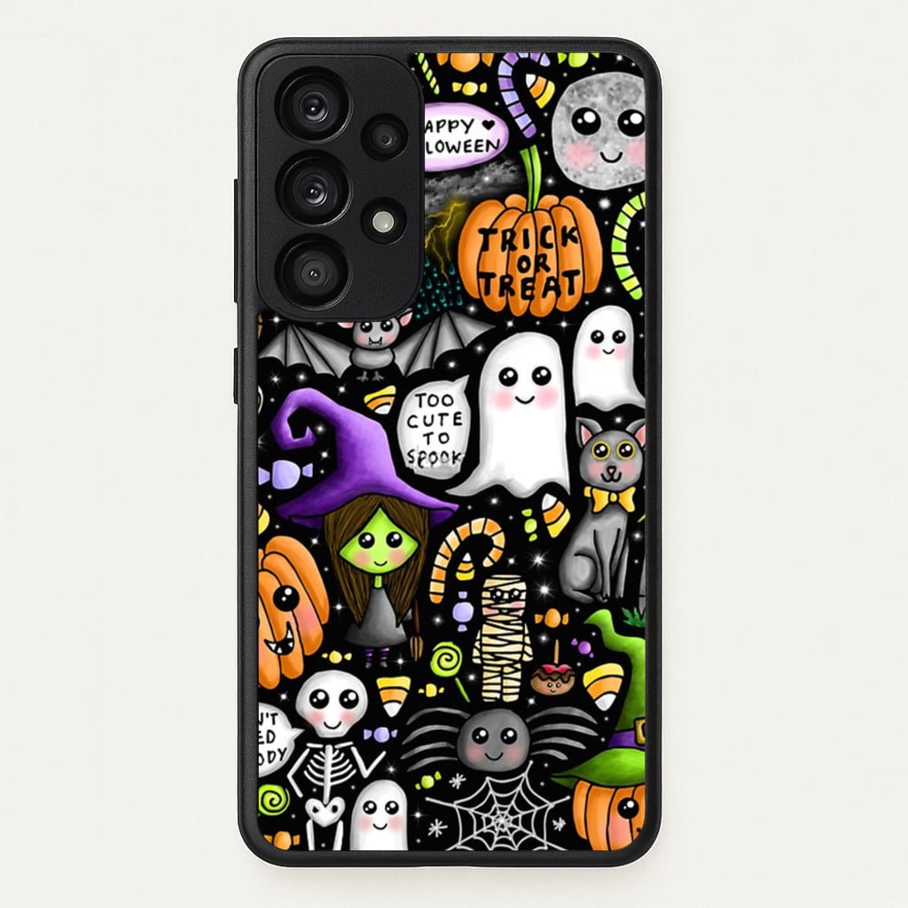 Colourful Halloween Pattern - Phone Case for Galaxy A33