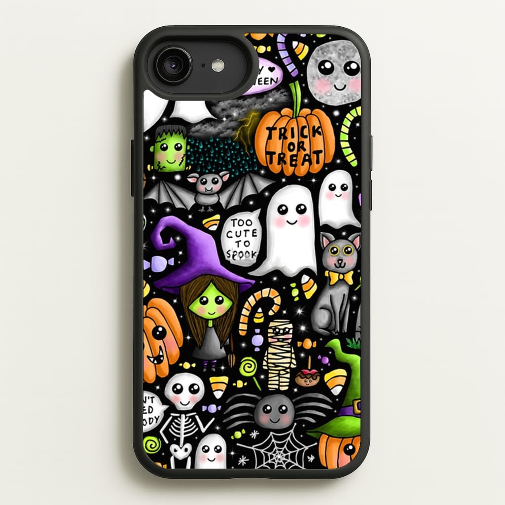 Colourful Halloween Pattern - Phone Case for iPhone 6 Plus / 7 Plus / 8 Plus