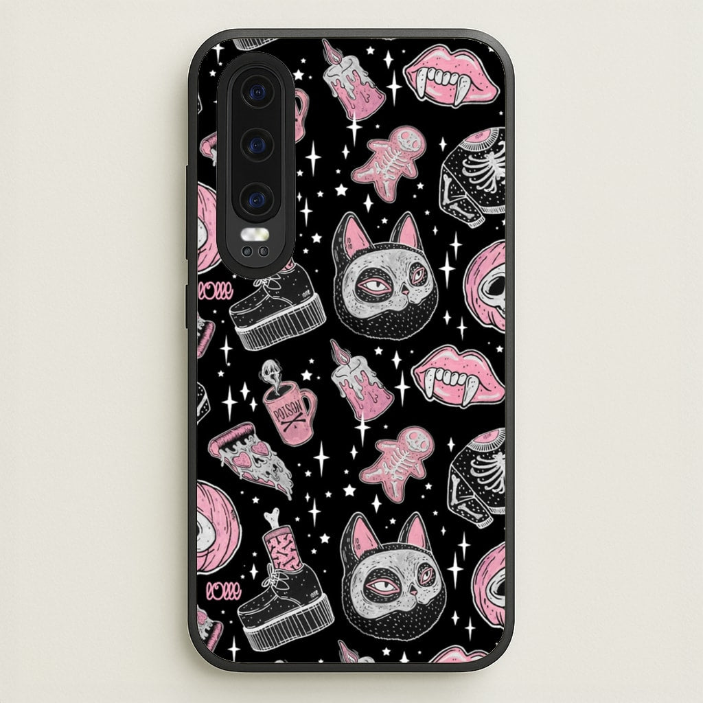 Spooks or Creeps Halloween - Phone Case for Huawei P30