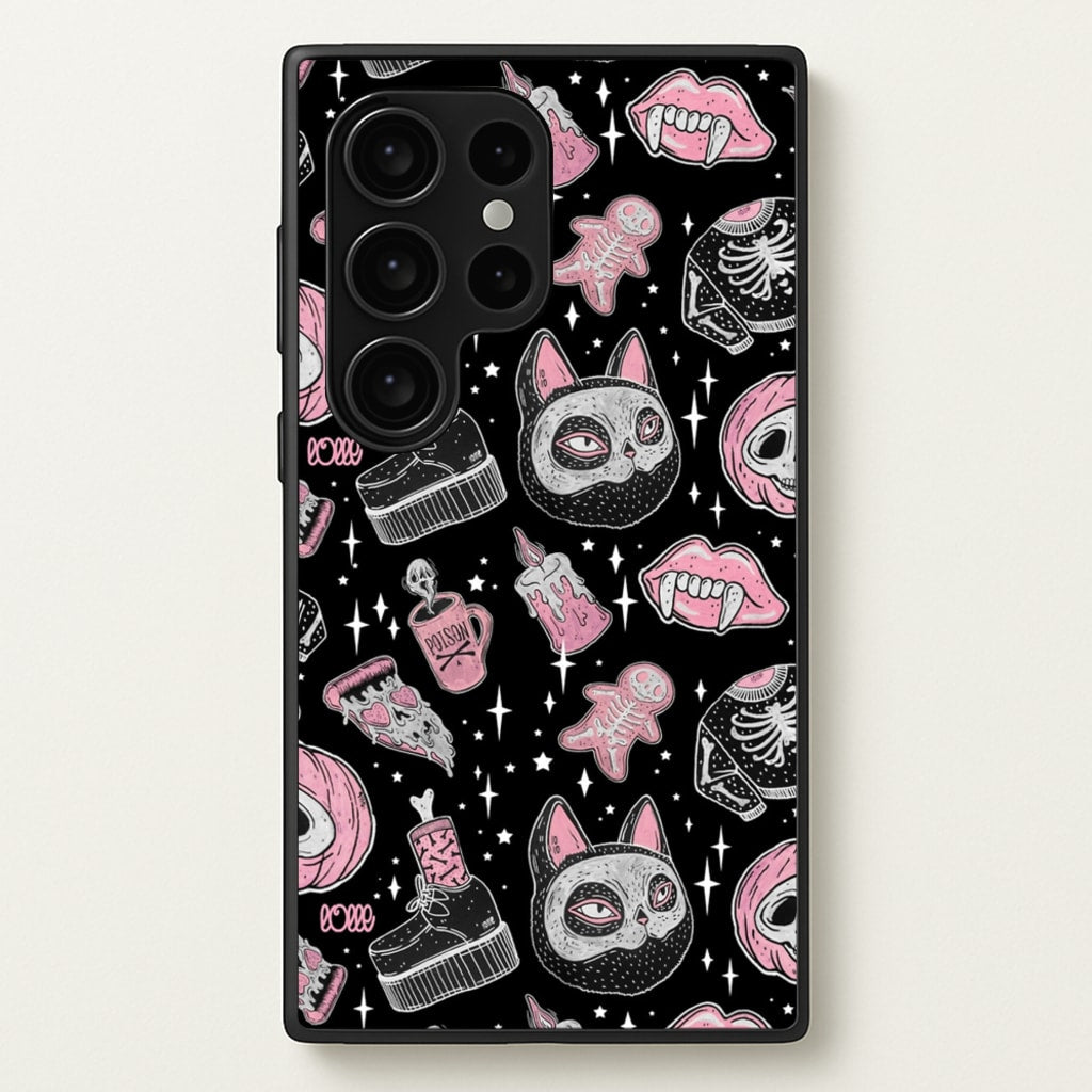 Spooks or Creeps Halloween - Phone Case for Galaxy S24 Ultra
