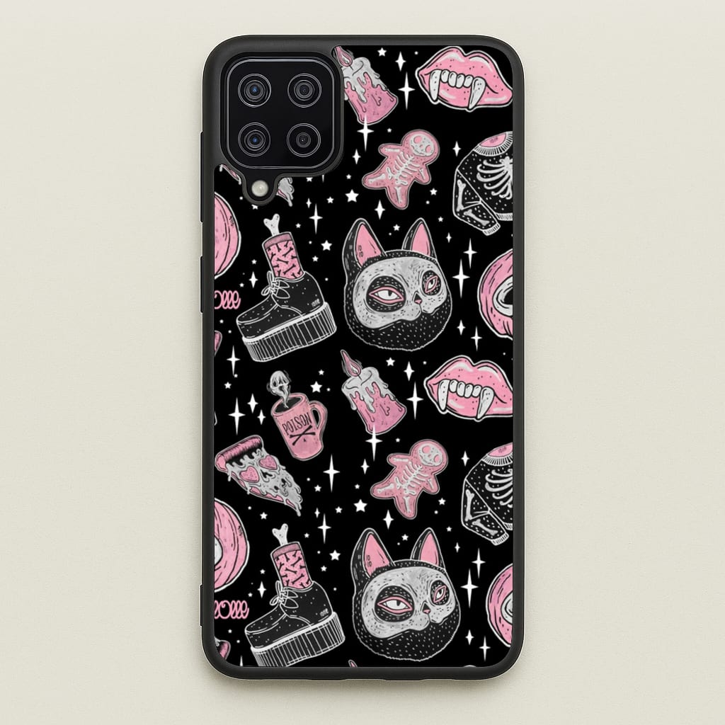Spooks or Creeps Halloween - Phone Case for Galaxy A12
