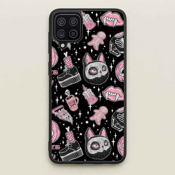 Spooks or Creeps Halloween - Phone Case for Galaxy A12