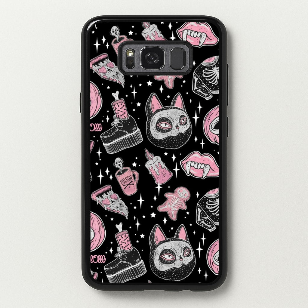 Spooks or Creeps Halloween - Phone Case for Galaxy S8