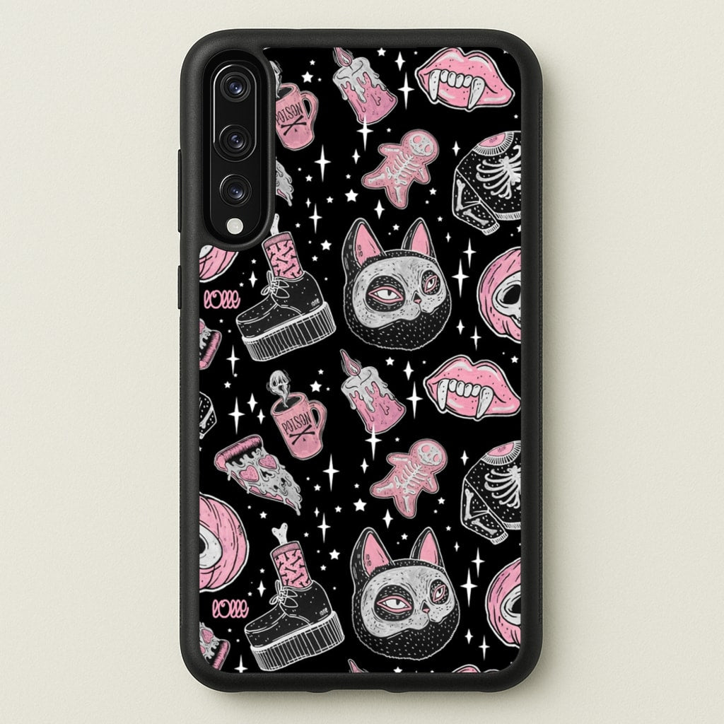 Spooks or Creeps Halloween - Phone Case for Huawei P20 Pro