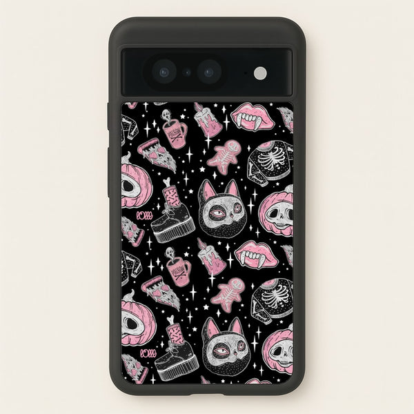 Spooks or Creeps Halloween - Phone Case for Google Pixel 8