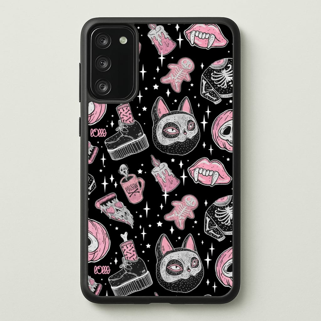 Spooks or Creeps Halloween - Phone Case for Galaxy S20FE
