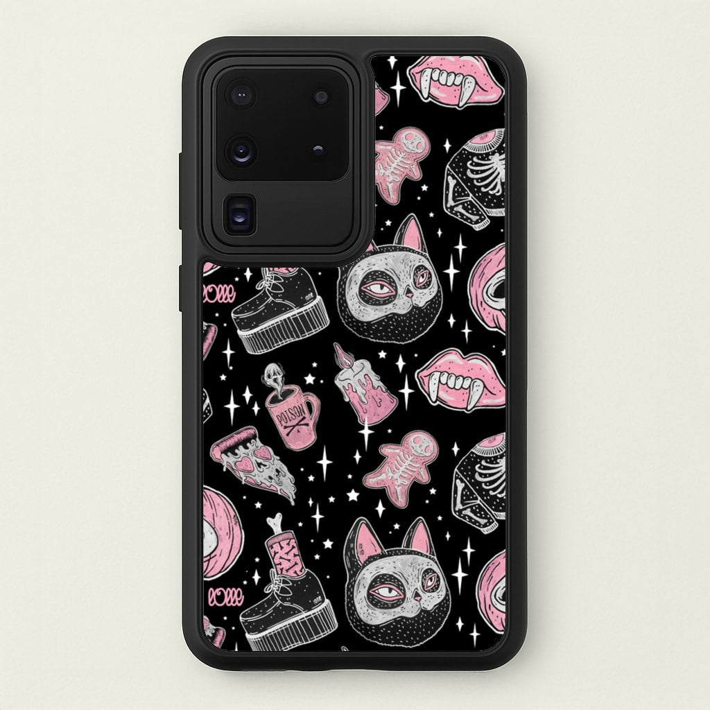 Spooks or Creeps Halloween - Phone Case for Galaxy S20 Ultra
