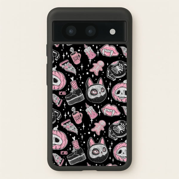 Spooks or Creeps Halloween - Phone Case for Google Pixel 8a