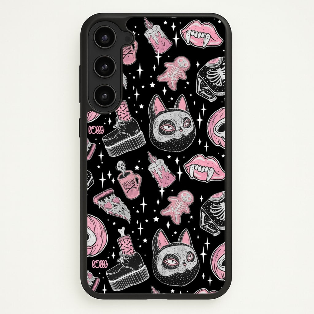Spooks or Creeps Halloween - Phone Case for Galaxy S23 Plus