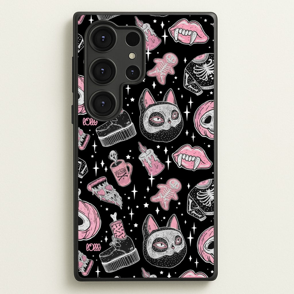 Spooks or Creeps Halloween - Phone Case for Galaxy S25 Ultra