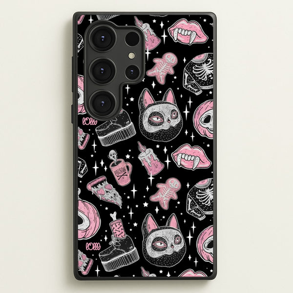 Spooks or Creeps Halloween - Phone Case for Galaxy S25 Ultra