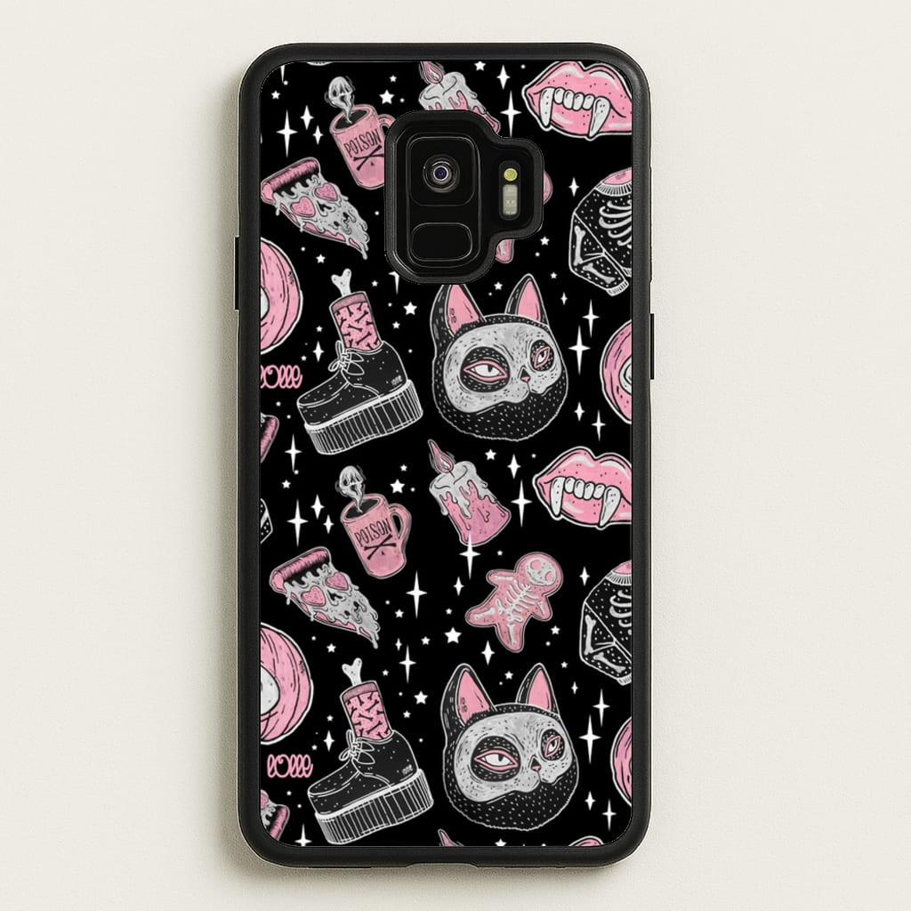 Spooks or Creeps Halloween - Phone Case for Galaxy S9