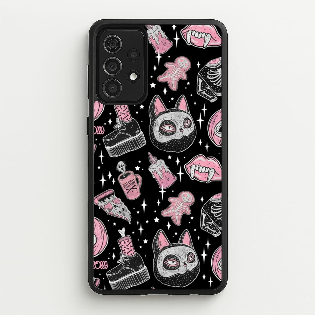 Spooks or Creeps Halloween - Phone Case for Galaxy A52 / A52s