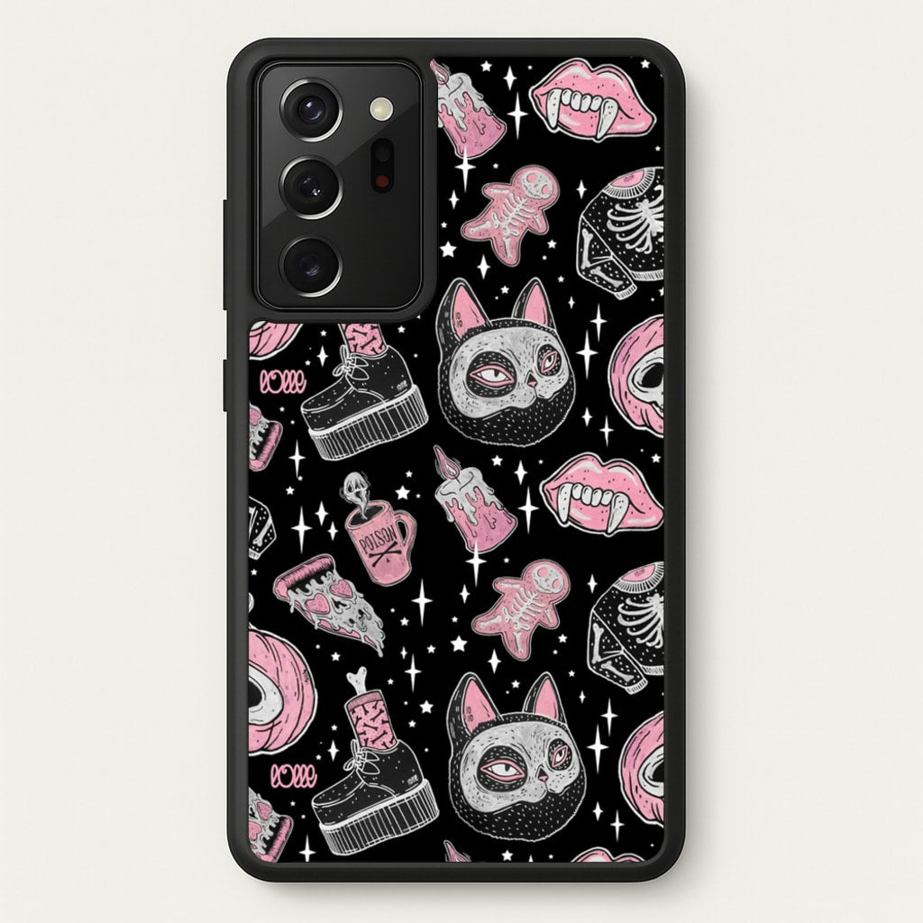Spooks or Creeps Halloween - Phone Case for Galaxy Note 20 Ultra