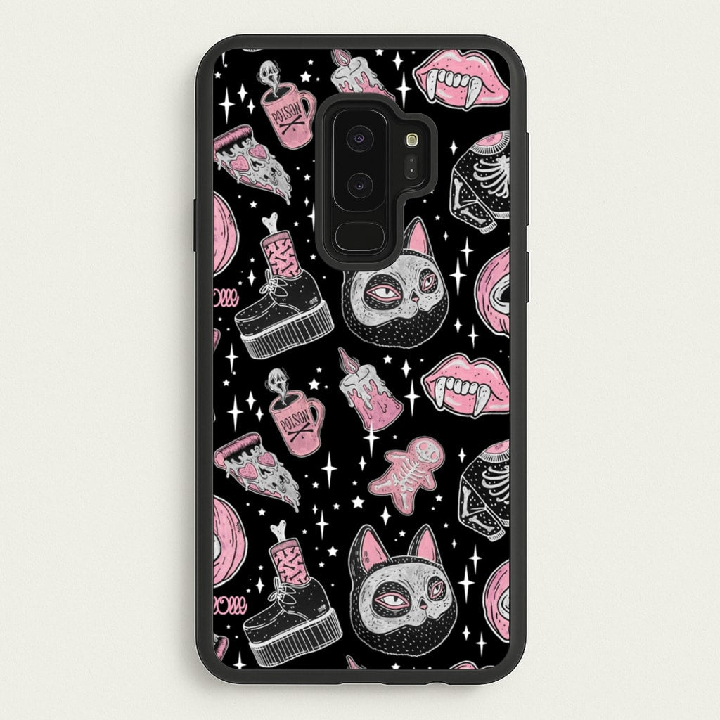 Spooks or Creeps Halloween - Phone Case for Galaxy S9 Plus
