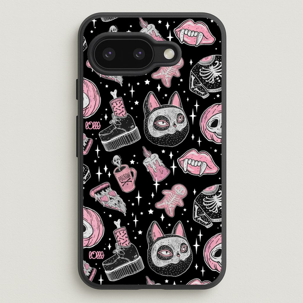 Spooks or Creeps Halloween - Phone Case for Google Pixel 9a