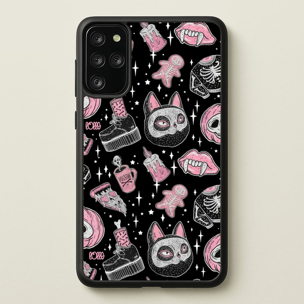 Spooks or Creeps Halloween - Phone Case for Galaxy S20 Plus
