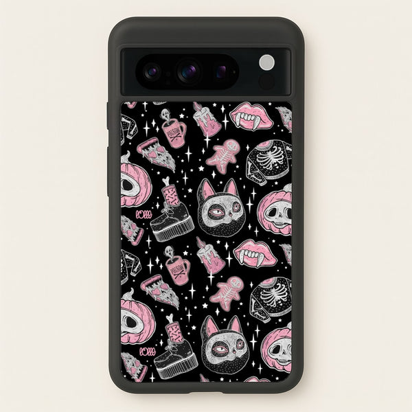 Spooks or Creeps Halloween - Phone Case for Google Pixel 8 Pro