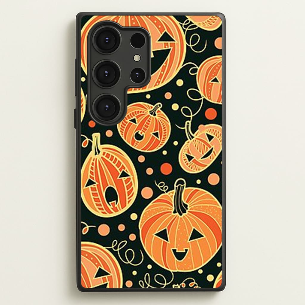 Pumpkin Pattern - Phone Case for Galaxy S25 Ultra
