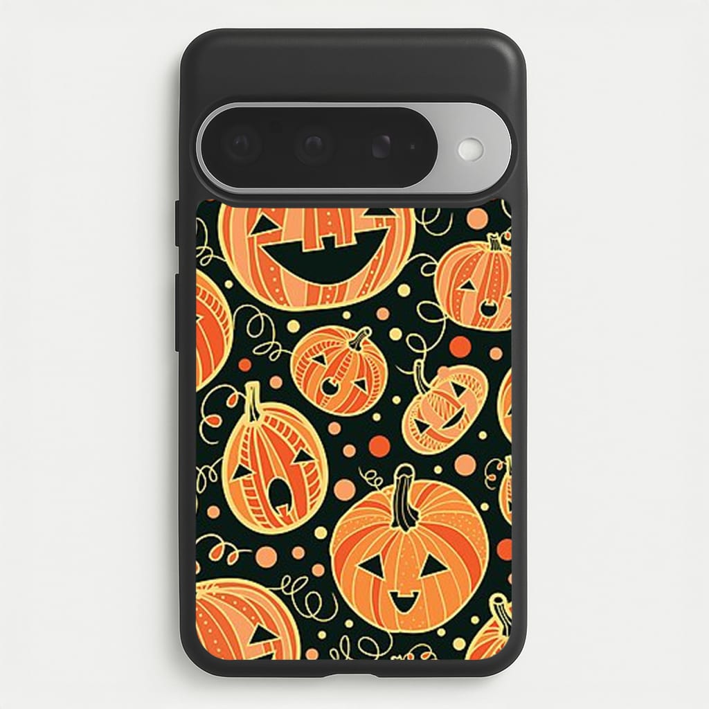 Pumpkin Pattern Phone Case for Google Pixel 10 Pro XL