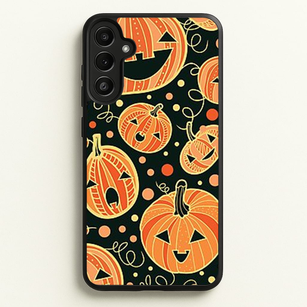 Pumpkin Pattern - Phone Case for Galaxy A34