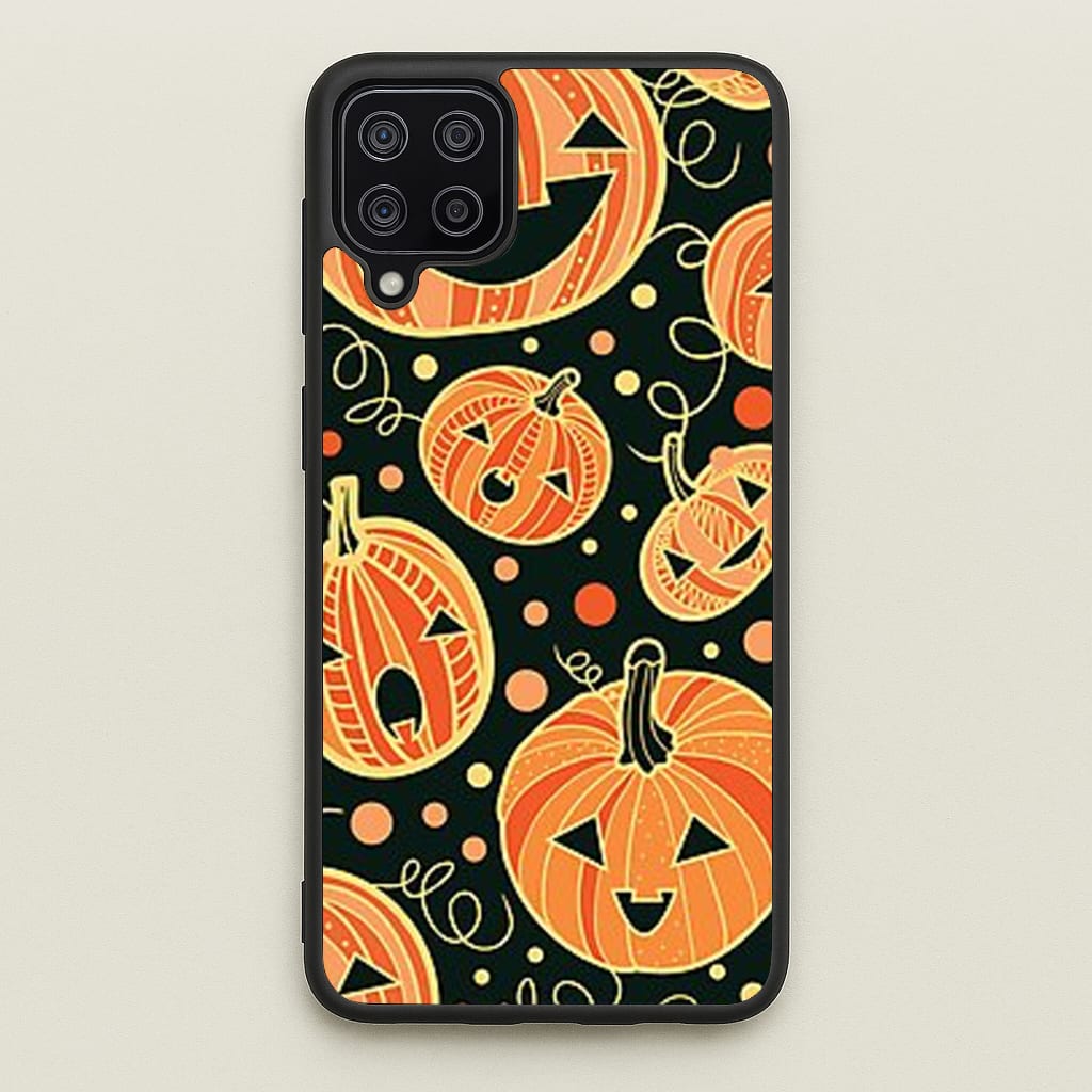 Pumpkin Pattern - Phone Case for Galaxy A12