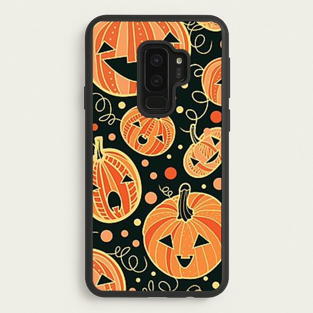 Pumpkin Pattern - Phone Case for Galaxy S9 Plus