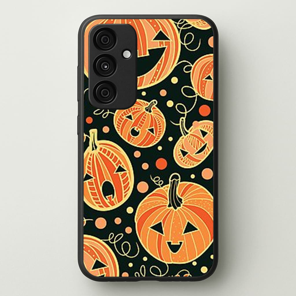 Pumpkin Pattern - Phone Case for Galaxy A35