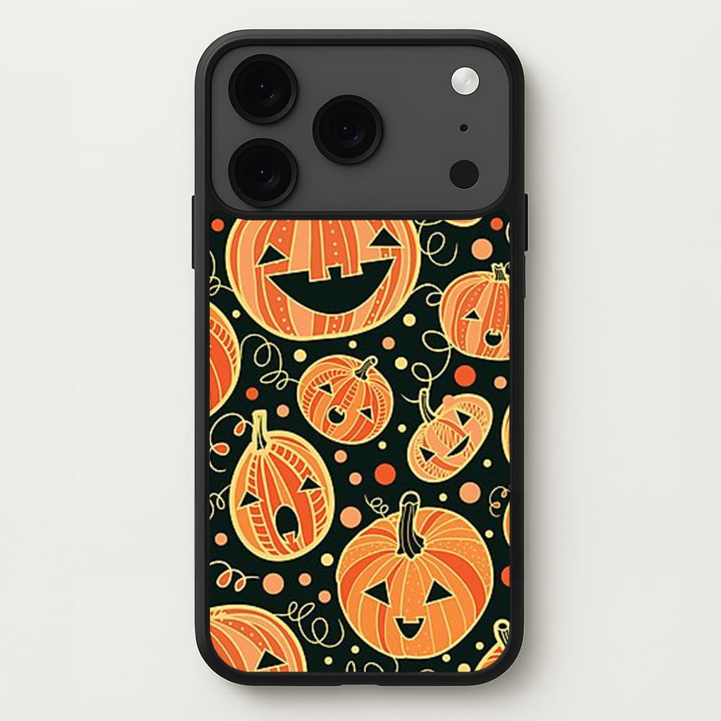 Pumpkin Pattern Phone Case for iPhone 17 Pro