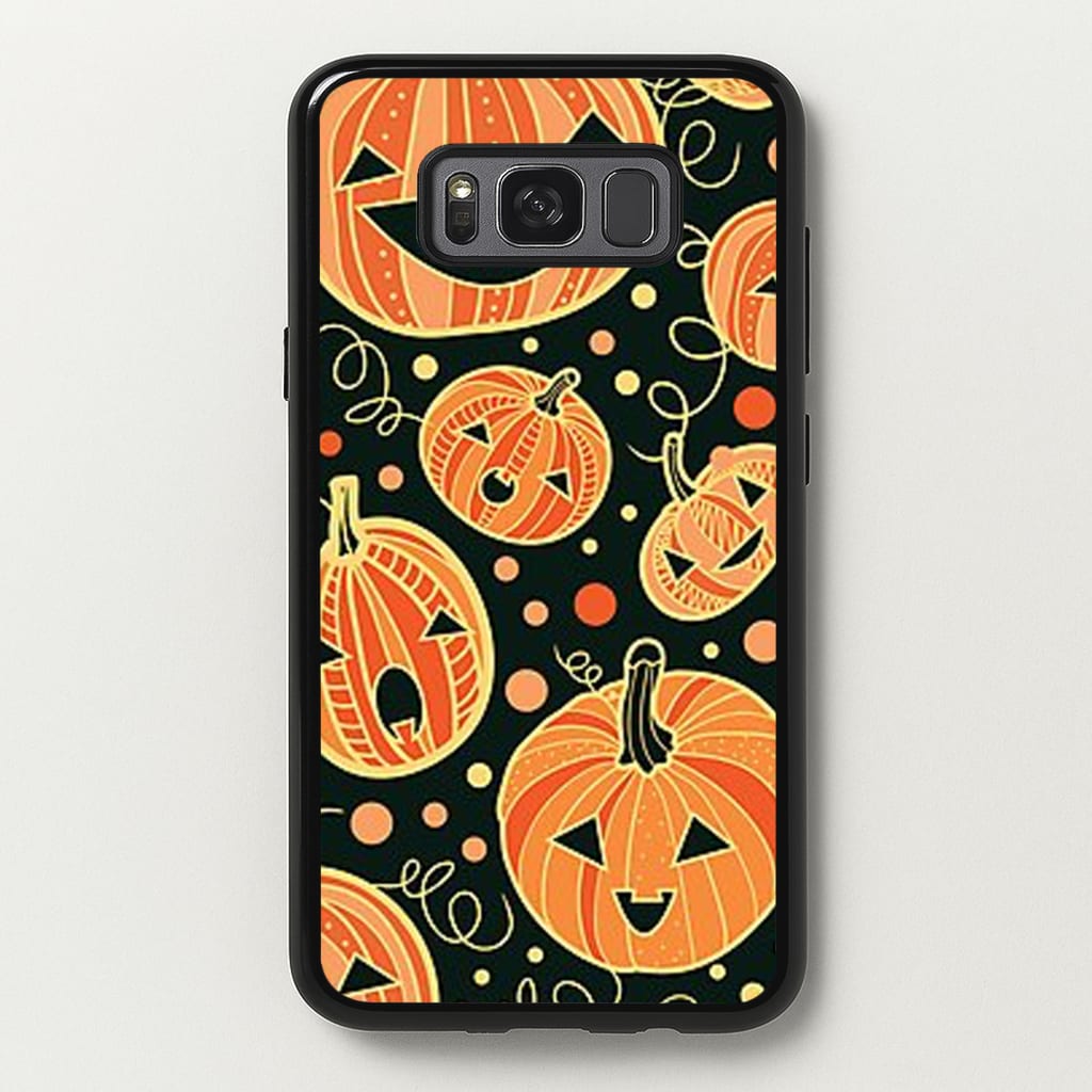 Pumpkin Pattern - Phone Case for Galaxy S8