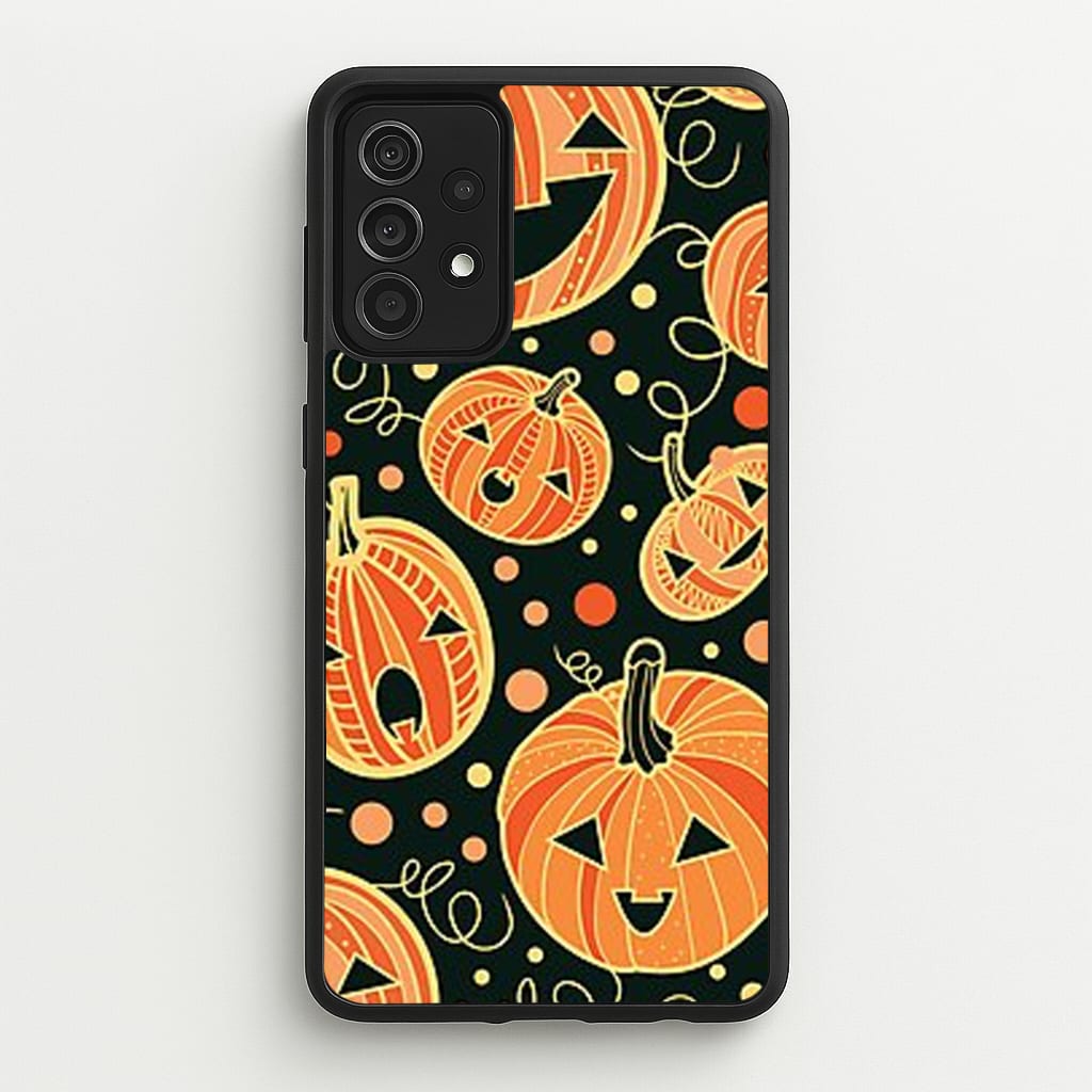 Pumpkin Pattern - Phone Case for Galaxy A52 / A52s
