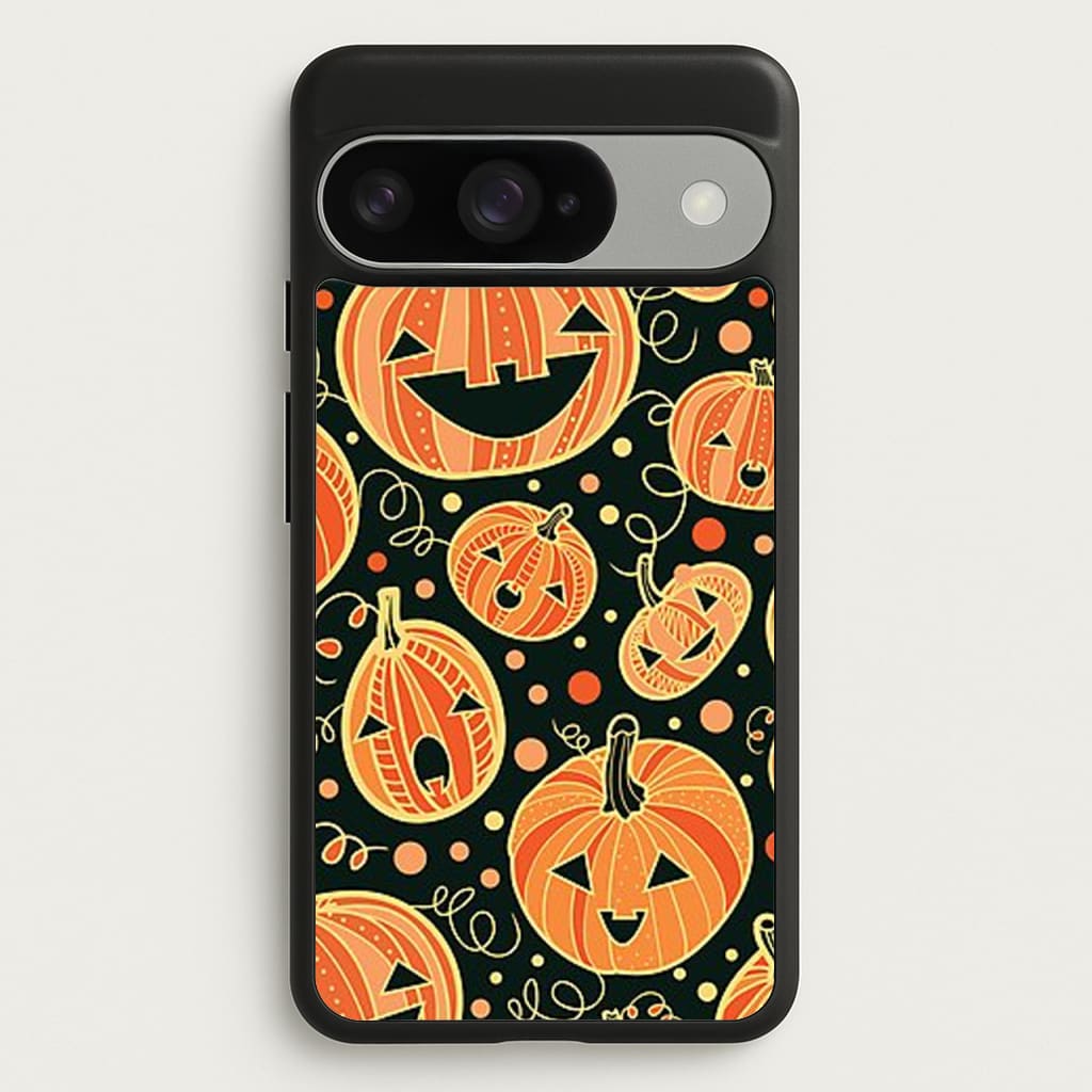 Pumpkin Pattern Phone Case for Google Pixel 10 / 10 Pro