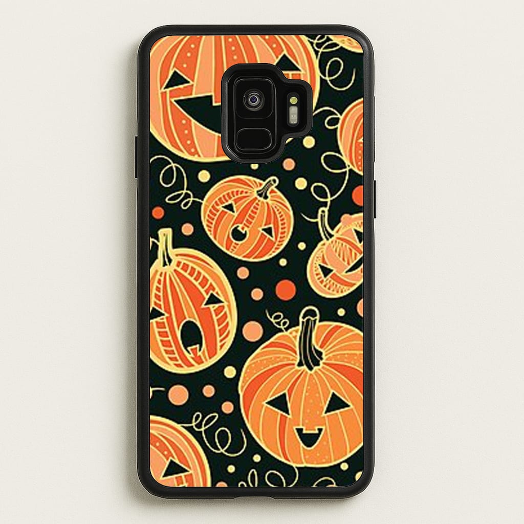 Pumpkin Pattern - Phone Case for Galaxy S9
