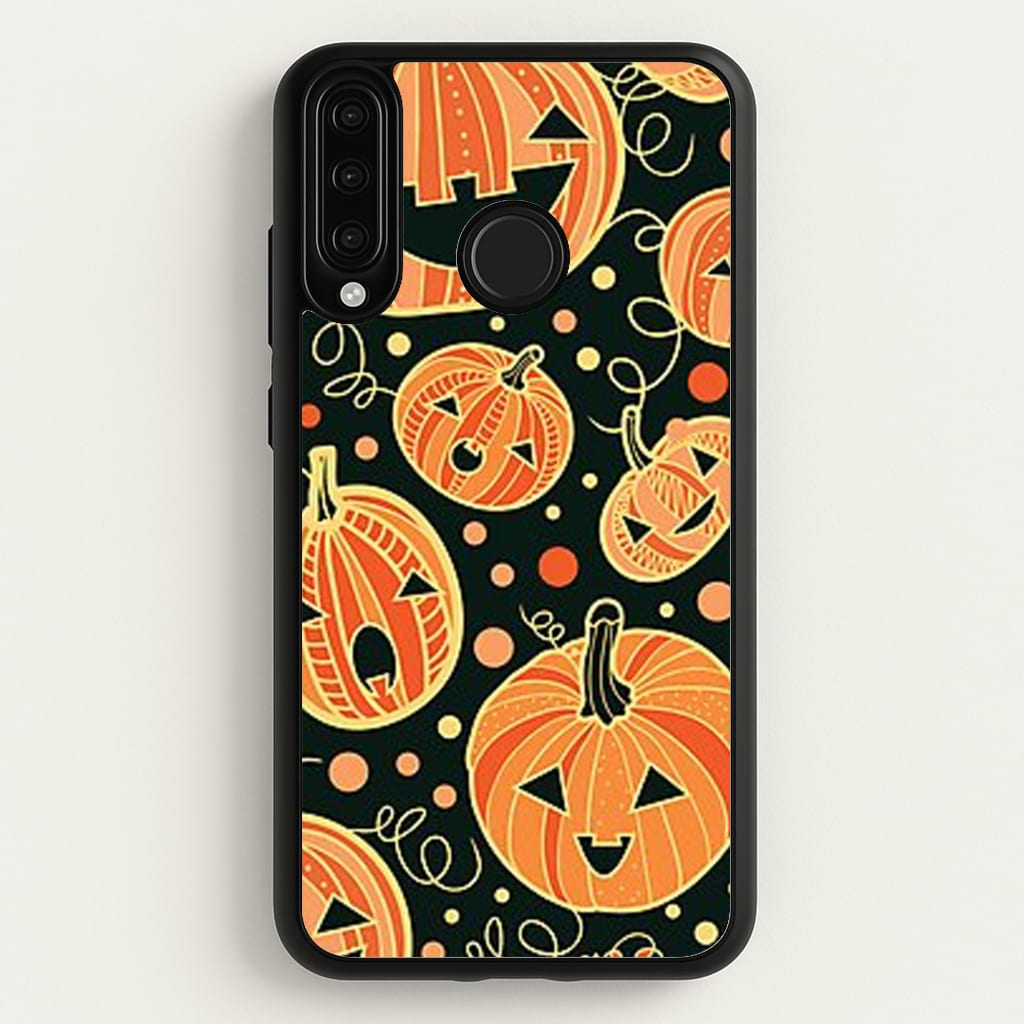 Pumpkin Pattern - Phone Case for Huawei P30 Lite