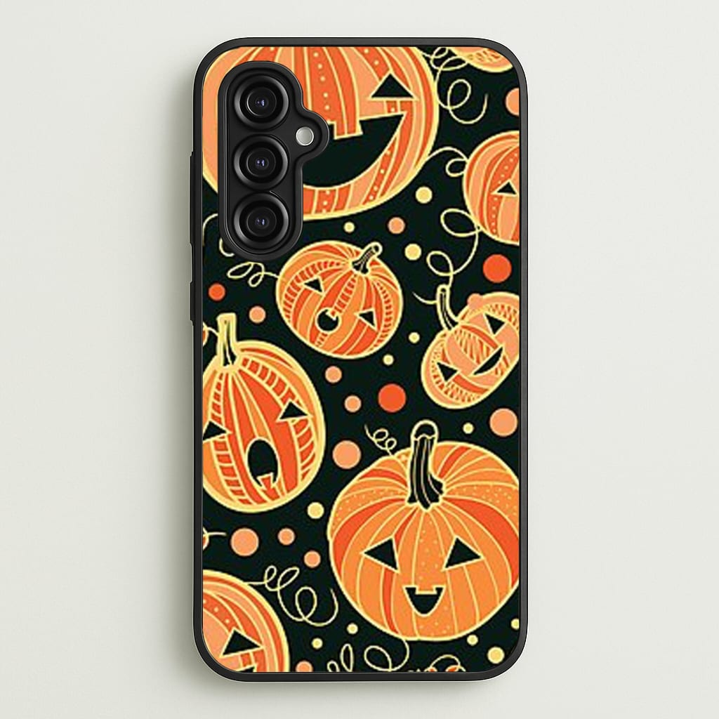 Pumpkin Pattern - Phone Case for Galaxy A14