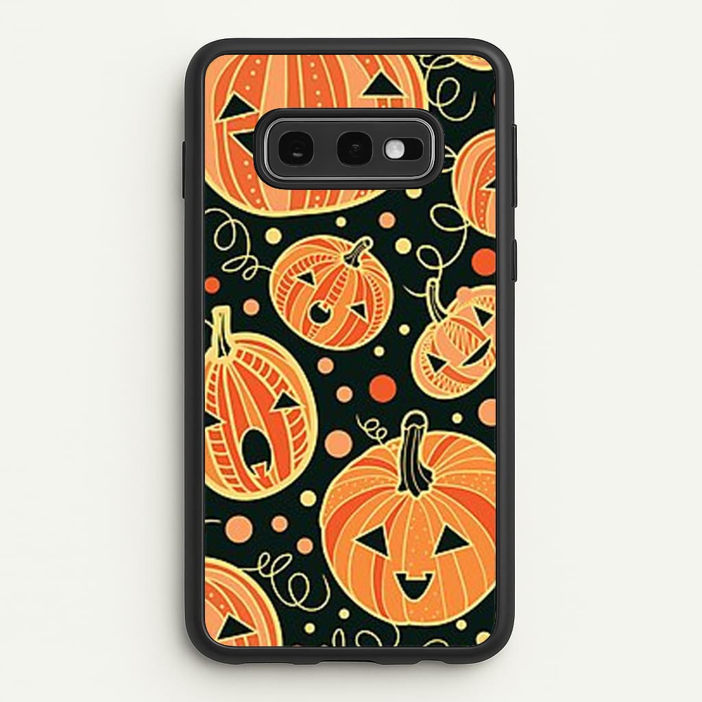 Pumpkin Pattern - Phone Case for Galaxy S10e