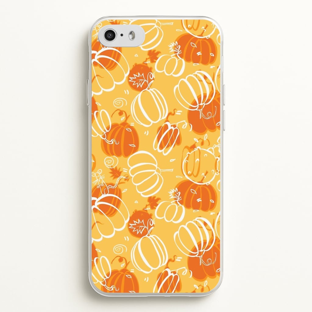 Drawn Pumpkin Pattern - Phone Case for iPhone 5 / 5s / SE 2016