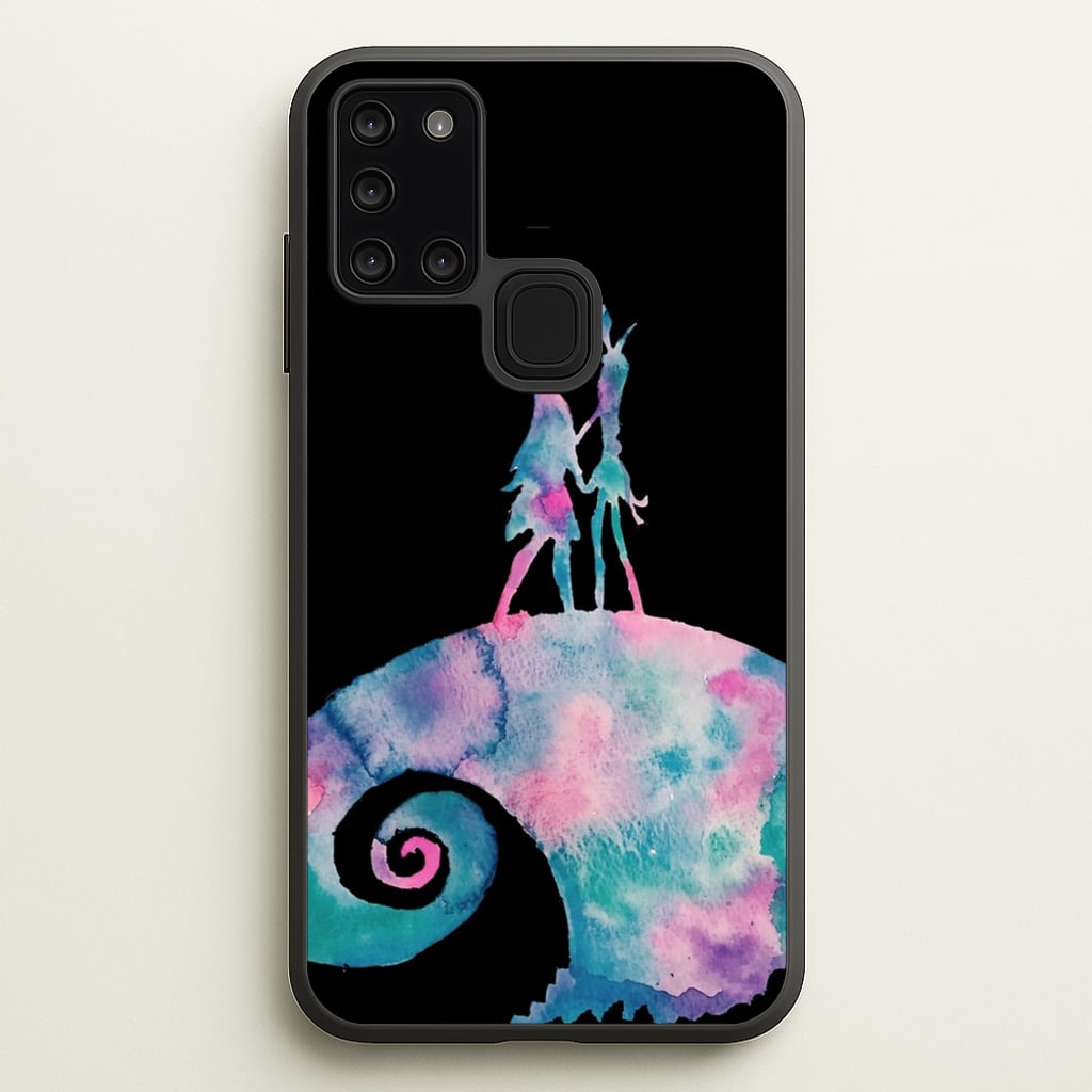 Watercolour TNBC - Christmas Phone Case for Galaxy A21s