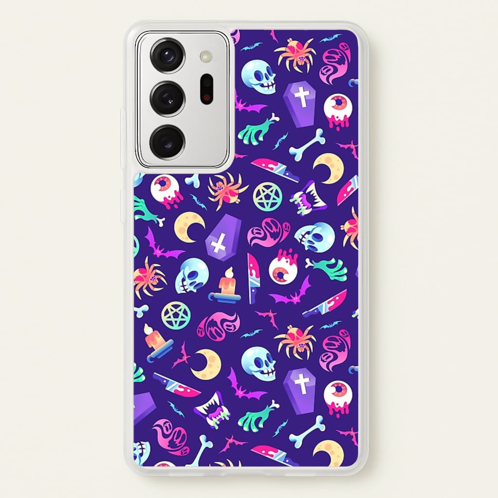 Horroriffic Halloween Pattern - Phone Case for Galaxy Note 20 Ultra