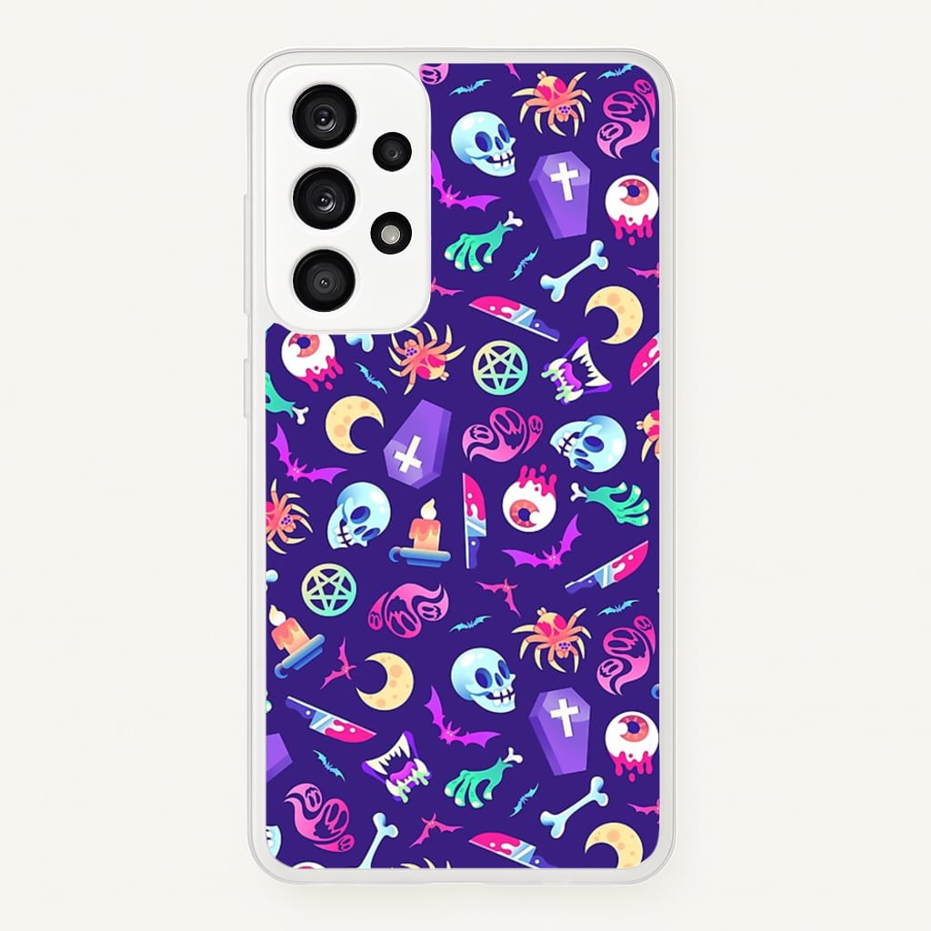 Horroriffic Halloween Pattern - Phone Case for Galaxy A33