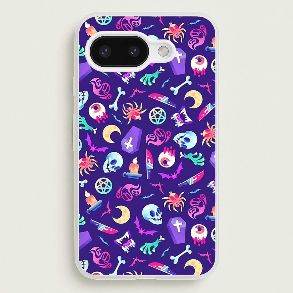 Horroriffic Halloween Pattern - Phone Case for Google Pixel 9a