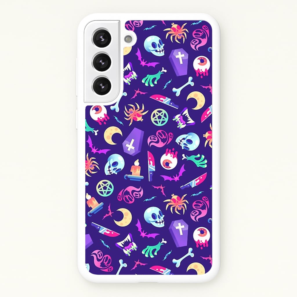 Horroriffic Halloween Pattern - Phone Case for Galaxy S22 Plus
